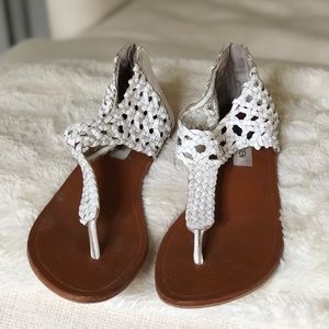 White Steve Madden Sandal